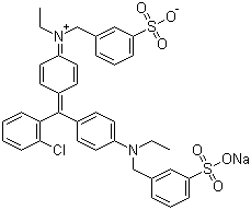 结构式 CAS# 12768-78-4, 酸性绿 16