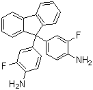 结构式 CAS# 127926-65-2, 9,9-双(3-氟-4-氨基苯基)芴