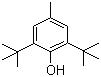 structure of CAS# 128-37-0, 2,6-Di-tert-butyl-4-methylphenol;2,6-Bis(1,1-dimethylethyl)-4-methylphenol; 2,6-Di-tert-butyl-p-cresol; BHT; Butylated hydroxytoluene; DBPC