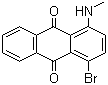 结构式 CAS# 128-93-8, 1-甲氨基-4-溴蒽醌