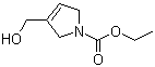2,5-Dihydro-3-(hydroxymethyl)-1H-pyrrole-1-carboxylic acid ethyl ester molecular structure (CAS 128259-48-3)