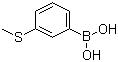 结构式 CAS# 128312-11-8, 3-甲硫基苯硼酸
