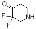 结构式 CAS# 1283720-75-1, 3,3-二氟-4-哌啶酮