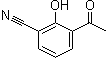 结构式 CAS# 128546-86-1, 3-乙酰基-2-羟基苯甲腈