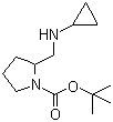 structure of CAS# 1289387-44-5, 2-[(Cyclopropylamino)methyl]-1-pyrrolidinecarboxylic acid tert-butyl ester