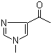 结构式 CAS# 129003-87-8, 4-乙酰基-1-甲基-1H-咪唑