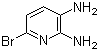 structure of CAS# 129012-04-0, 6-Bromo-2,3-pyridinediamine;6-Bromo-2,3-diaminopyridine