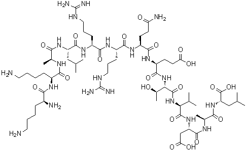 结构式 CAS# 129198-88-5, Autocamtide II