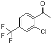 结构式 CAS# 129322-81-2, 2'-氯-4'-三氟甲基苯乙酮