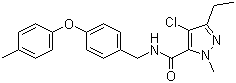 结构式 CAS# 129558-76-5, 唑虫酰胺