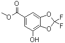 结构式 CAS# 1298047-57-0, 2,2-二氟-7-羟基-1,3-苯并二恶茂-5-羧酸甲酯