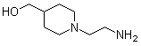 结构式 CAS# 129999-62-8, 1-(2-氨基乙基)-4-哌啶甲醇