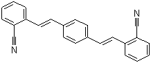 结构式 CAS# 13001-40-6, 4,4'-双[2-(邻氰苯基)乙烯基]苯; 荧光增白剂 ER; C.I.199