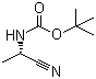 structure of CAS# 130013-83-1, Boc-L-Ala-nitrile;N-[(1S)-1-Cyanoethyl]-carbamic acid 1,1-dimethylethyl ester