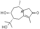 structure of CAS# 13018-09-2, Torilolone;8beta,11-Dihydroxy-1beta-guai-4-en-3-one
