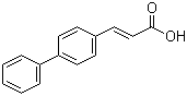结构式 CAS# 13026-23-8, 4-苯基肉桂酸