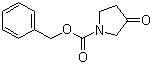 structure of CAS# 130312-02-6, 1-N-Cbz-3-pyrrolidinone;N-Benzyloxycarbonyl-3-pyrrolidinone