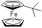 structure of CAS# 1316-98-9, tert-Butylferrocene
