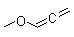 structure of CAS# 13169-00-1, 1-Methoxy-1,2-propadiene;Allenyl methyl ether; Methoxyallene; Methoxypropadiene; Methyl propadienyl ether; NSC 363923