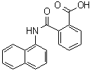 结构式 CAS# 132-66-1, 2-(1-萘基氨基甲酰基)苯甲酸