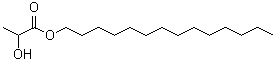 structure of CAS# 1323-03-1, Myristyl lactate;Cegesoft C 17; Ceraphyl 50; Crodamol ML; Dermol ML; Tetradecyl lactate