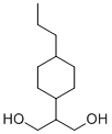 结构式 CAS# 132310-86-2, 2-(4-丙基环己基)丙烷-1,3-二醇