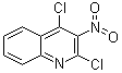 结构式 CAS# 132521-66-5, 2,4-二氯-3-硝基喹啉