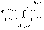 structure of CAS# 13264-92-1, 2-Nitrophenyl 2-acetamido-2-deoxy-beta-D-glucopyranoside;2-Nitrophenyl-N-acetyl-beta-D-glucosaminide