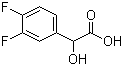 结构式 CAS# 132741-29-8, 3,4-二氟扁桃酸
