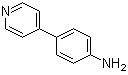 structure of CAS# 13296-04-3, 4-(Pyridin-4-yl)phenylamine;4-(4-Pyridinyl)benzenamine; 4-(4-Pyridyl)aniline; 4-(Pyridin-4-yl)aniline; 4-(4-Aminophenyl)pyridine; 4-(p-Aminophenyl)pyridine