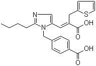 结构式 CAS# 133040-01-4, 依普罗沙坦