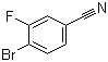 结构式 CAS# 133059-44-6, 4-溴-3-氟苯腈