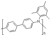 structure of CAS# 1333317-99-9, Poly[[(2,4,6-trimethylphenyl)imino][1,1'-biphenyl]-4,4'-diyl];PTAA