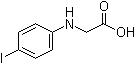 structure of CAS# 13370-63-3, N-(4-Iodophenyl)glycine