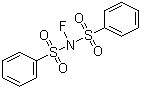 structure of CAS# 133745-75-2, N-Fluorobenzenesulfonimide;N-Fluorodi(benzenesulfonyl)amine; N-Fluorodibenzenesulfonimide; NFSI