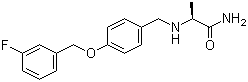 结构式 CAS# 133865-89-1, 沙芬酰胺
