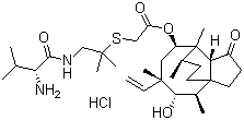 结构式 CAS# 133868-46-9, 盐酸沃尼妙林