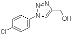 structure of CAS# 133902-66-6, [1-(4-Chlorophenyl)-1H-1,2,3-triazol-4-yl]methanol