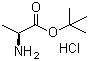 结构式 CAS# 13404-22-3, L-丙氨酸叔丁酯盐酸盐