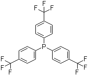 structure of CAS# 13406-29-6, Tris[4-(trifluoromethyl)phenyl]phosphine;Tris[p-(trifluoromethyl)phenyl]phosphine