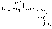 structure of CAS# 13411-16-0, Nifurpirinol;6-(2-(5-Nitro-2-furanyl)ethenyl)-2-pyridinemethanol