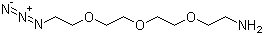 structure of CAS# 134179-38-7, 1-Amino-11-azido-3,6,9-trioxaundecane