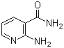 结构式 CAS# 13438-65-8, 2-氨基烟酰胺; 2-氨基吡啶-3-甲酰胺