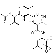 结构式 CAS# 134381-21-8, Epoxomicin