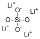 structure of CAS# 13453-84-4, Silicic acid lithium salt (1:4);Tetralithium orthosilicate