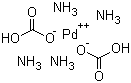 结构式 CAS# 134620-00-1, 四氨基二碳酸氢钯