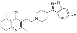 structure of CAS# 1346602-28-5, Risperidone EP Impurity E;6-Methylrisperidone;3-[2-[4-(6-fluoro-1,2-benzoxazol-3-yl)piperidin-1-yl]ethyl]-2,6-dimethyl-6,7,8,9-tetrahydropyrido[1,2-a]pyrimidin-4-one