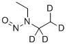 structure of CAS# 1346603-41-5, N-Nitrosodiethylamine-d4;N-ethyl-N-(1,1,2,2-tetradeuterioethyl)nitrous amide