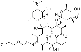结构式 CAS# 134834-12-1, 罗红霉素杂质J