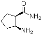 structure of CAS# 135053-11-1, cis-2-Amino-1-cyclopentanecarboxamide
